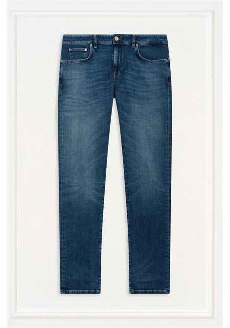PT Torino Jeans Super Slim Swing in Denim Stretch Blu Medio Uomo PT TORINO | Pantaloni | C5-DP05Z0ML75
